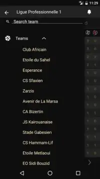 11Scores- Tunisia League CLP-1 Screen Shot 0