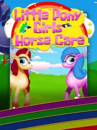Little Pony Girls Horse Care Screen Shot 5