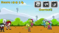 Math - Ninjas Vs Zombies Screen Shot 2