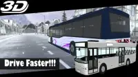 Snow Bus Driver Simulator HD Screen Shot 1