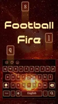 Футбол пожарной клавиатуры Screen Shot 2
