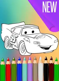 How to color Mcqueen Cars Screen Shot 3