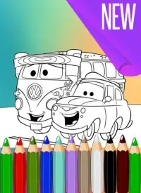 How to color Mcqueen Cars Screen Shot 2