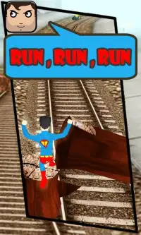 Subway Superman Run Screen Shot 3