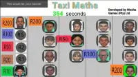 Taxi Maths Game Screen Shot 2