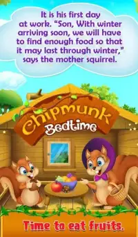 Little Chipmunk Bedtime Story Screen Shot 4