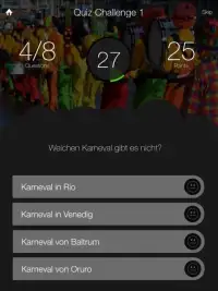 Karneval & Fasching Quiz App Screen Shot 2