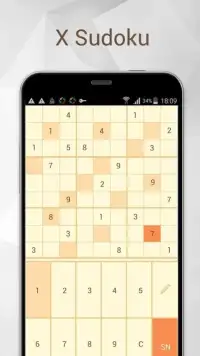 X Sudoku Screen Shot 0