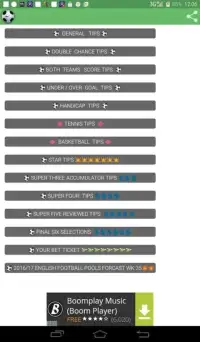 Betting tips Screen Shot 2
