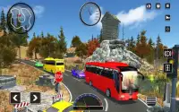 Coach Bus Simulator Drive hill Screen Shot 6