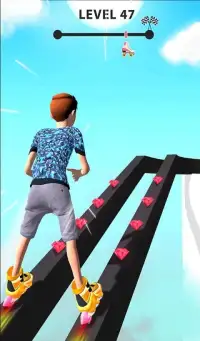 Sky Jump Roller – Roller Adventure Game Screen Shot 2