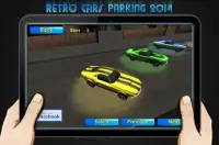 रेट्रो कारों चालक पार्किंग Screen Shot 2
