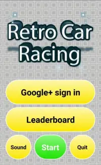 Retro Car Racing Screen Shot 0