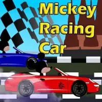 mickey racing car Screen Shot 0