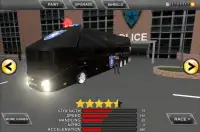 Police bus prison transport 3D Screen Shot 2