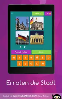 Erraten Stadt Deutschland Quiz Screen Shot 7