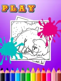 Magic Bears Coloring Game Screen Shot 1