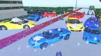 Winter pileup Snow Car Parking Screen Shot 0