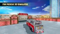 Fire Truck Rescue 3D Simulator Screen Shot 1