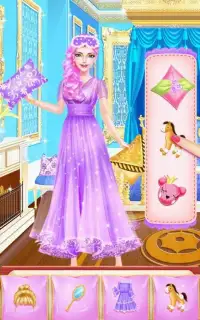 Princess PJ Party Makeover Spa Screen Shot 2