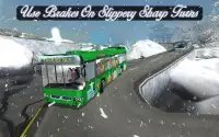 Winter Tourist Bus Snowy Hill Screen Shot 4