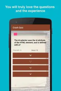 Crash Quiz Screen Shot 1