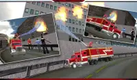 Up Hill Fire Truck Rescue Sim Screen Shot 2