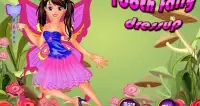 टूथ फेयरी पोशाक लड़की खेल Screen Shot 3