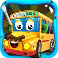 School Bus Builder- Car Garage