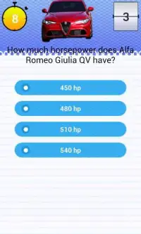 Quiz for Alfa Giulia QV Fans Screen Shot 2
