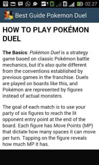 Best Guide Pokemon Duel Screen Shot 2