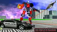police robot car transform sim Screen Shot 4
