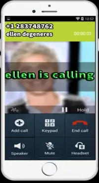 Call from Ellen show prank Screen Shot 3