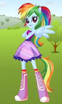 Dress Up Rainbow Dash Screen Shot 0