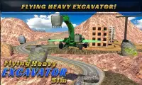 Flying Heavy Excavator Sim Screen Shot 11