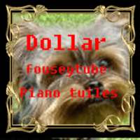 Dollar Fousey Dog Piano Tuile