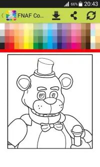 Coloring Pages Five Nights Screen Shot 4