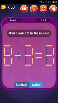 Matchstick Puzzle 2017 Screen Shot 2