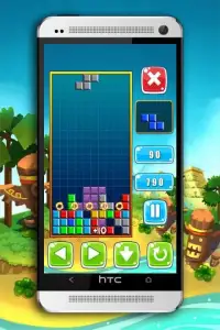Classic Puzzle Brick Tetris Screen Shot 1