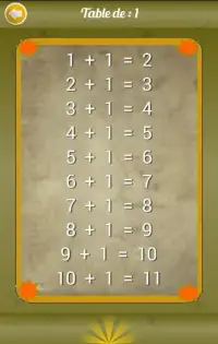 Tables de math pour enfants Screen Shot 5