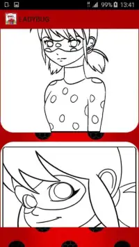 Coloring Book for Ladybug Screen Shot 2