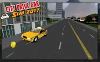 City Drive Car Sim 2017 Screen Shot 1