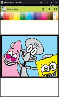 Coloring Game For SpongeBob Screen Shot 0