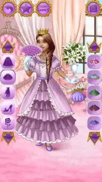 Милые принцессы Игры одевалки Screen Shot 3
