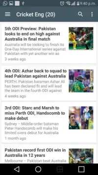 Cricket NewsUp Screen Shot 5
