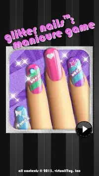 Glitter Nail Salon: Girls Game Screen Shot 4