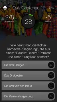 Karneval & Fasching Quiz App Screen Shot 7