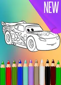 How to color Mcqueen Cars Screen Shot 1