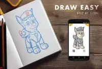 Learn to Draw Paw Patrol Screen Shot 2