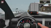 Racing in Car: Snow Traffic Screen Shot 1